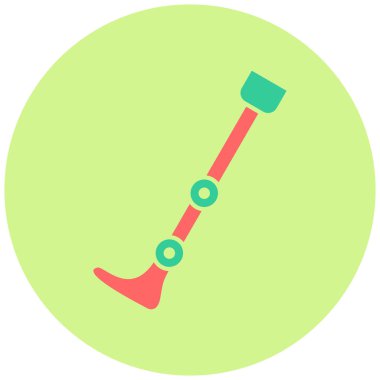 Robot Bacak simgesinin vektör çizimi