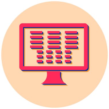 seo modern simgesinin vektör illüstrasyonu