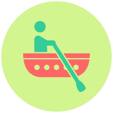 Tekne. Web simgesi basit illüstrasyon