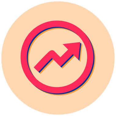 İlerleme simgesinde vektör illüstrasyonu