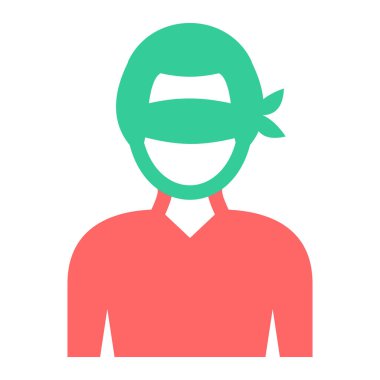 avatar. Web simgesi basit illüstrasyon