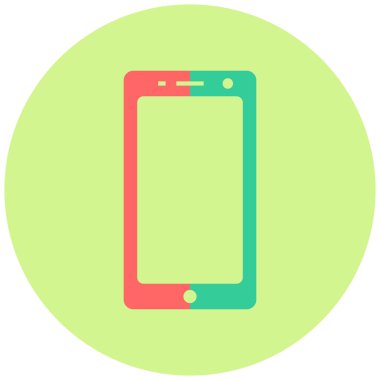 Cep telefonu. Web simgesi basit tasarım