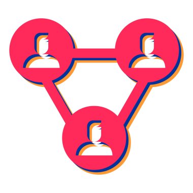 İş ve finans simgesinin vektör illüstrasyonu