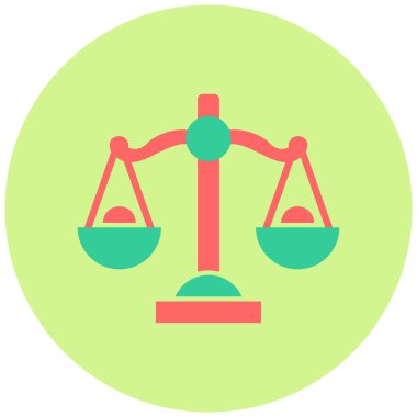 Denge. Web simgesi vektör illüstrasyonu