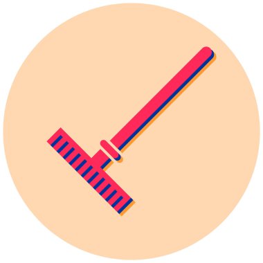 Tırmık. Web simgesi basit illüstrasyon