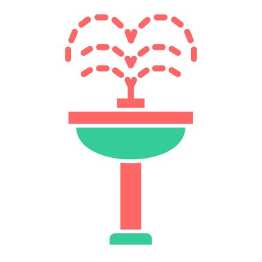 Bir nargile simgesinin vektör çizimi