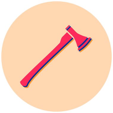 Balta. Web simgesi basit illüstrasyon