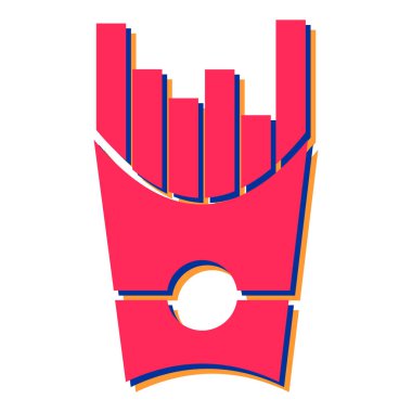 fast food ve içecek ikonu vektör illüstrasyon grafik tasarımı