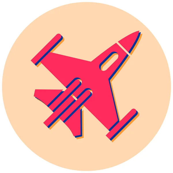 飛行機だ ウェブアイコンシンプルなデザイン — ストックベクタ