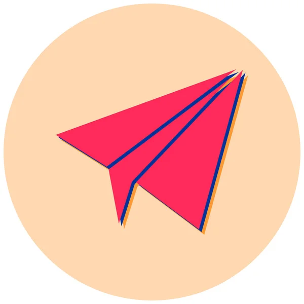 Plane Icon Vector Illustration — Stock Vector