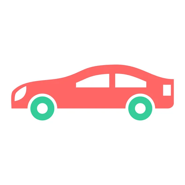 Coche Icono Web Ilustración Simple — Archivo Imágenes Vectoriales