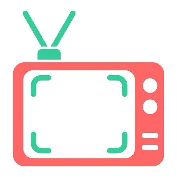 Fernsehen Web Symbol Einfache Illustration — Stockvektor