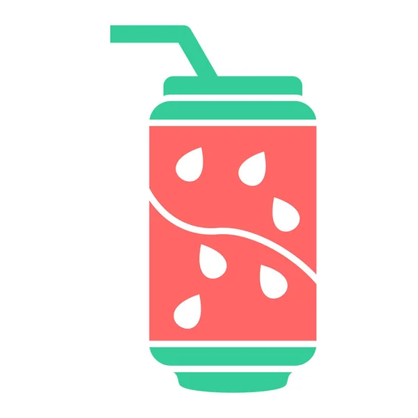 Smoothie Ícone Web Ilustração Simples — Vetor de Stock