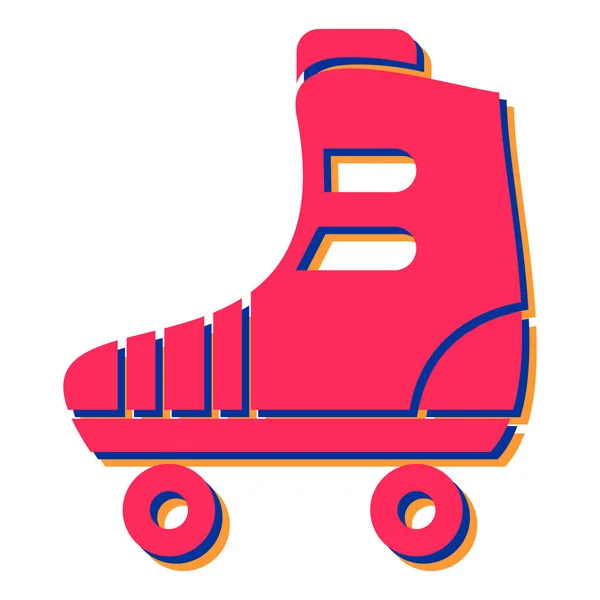 Skateboard Icon Isometric Skate Wheel Vector Icons Web Design Isolated — Vector de stock