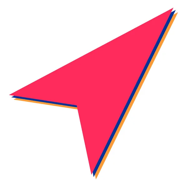Vector Illustration Colorful Arrow Icon — ストックベクタ