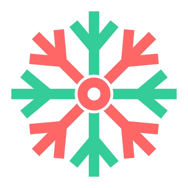 Copo Nieve Icono Web Ilustración Simple — Archivo Imágenes Vectoriales