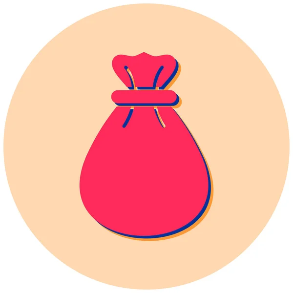 Sack Web Symbol Einfache Illustration — Stockvektor