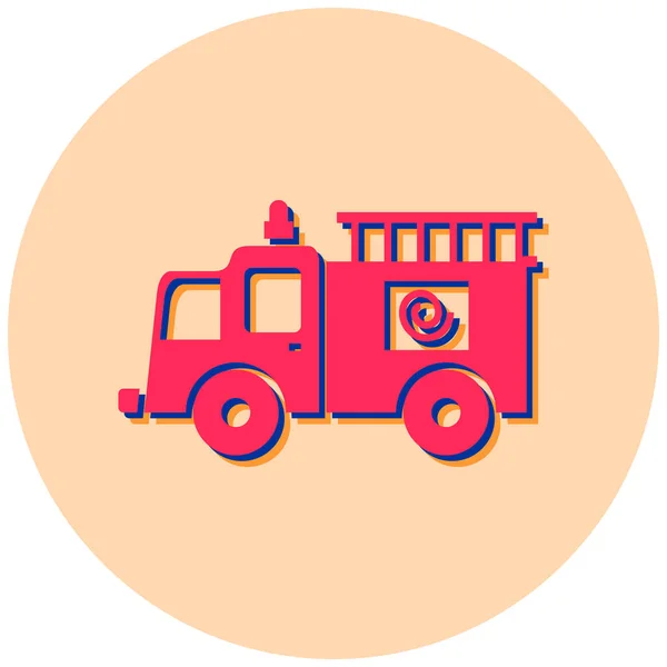 Icono Del Autobús Escolar Vector Ilustración — Vector de stock