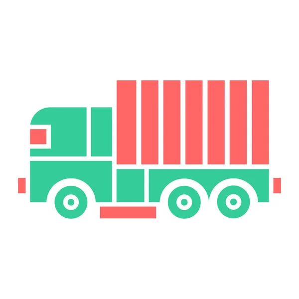 Lkw Web Symbol Einfache Illustration — Stockvektor