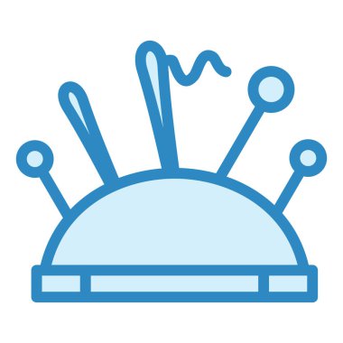 İğnelik. Web simgesi basit illüstrasyon