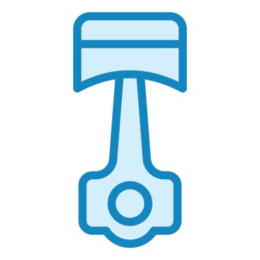 Piston simgesinin vektör illüstrasyonu