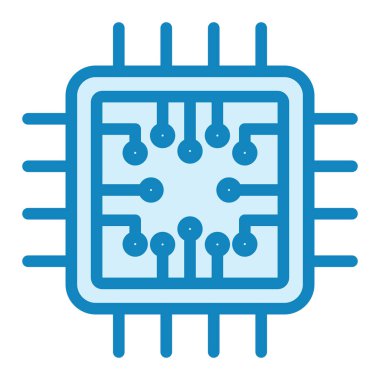 Devre. Web simgesi basit illüstrasyon