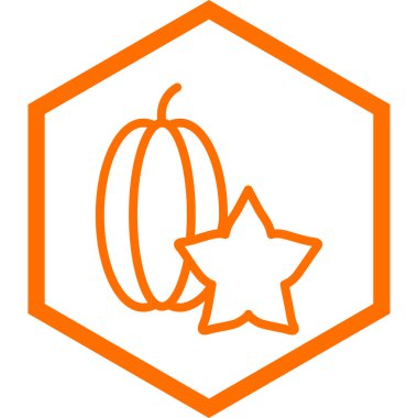 Web ve mobil için Cadılar Bayramı vektör simgesi