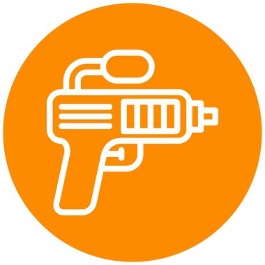 Silah. Web simgesi basit illüstrasyon