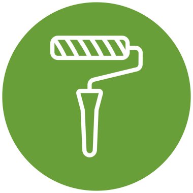 Boya silindiri. Basit resimleme