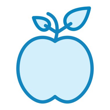elma ikonu vektör illüstrasyonu 