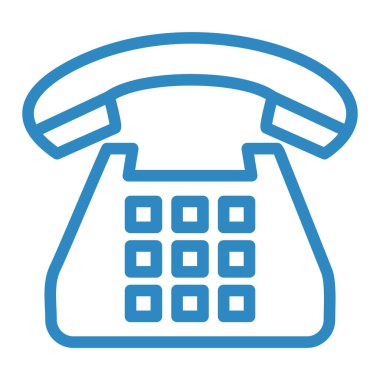 telefon simgesi vektör illüstrasyonu