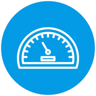 Moda biçimi izole edilmiş arkaplanda hız göstergesi simgesi
