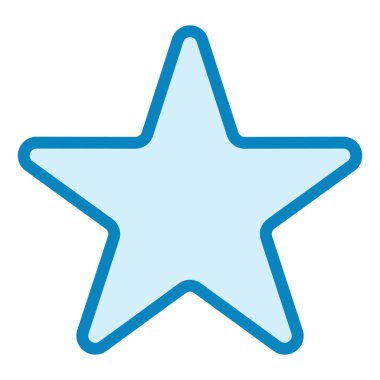 Yıldız. Web simgesi basit tasarım 