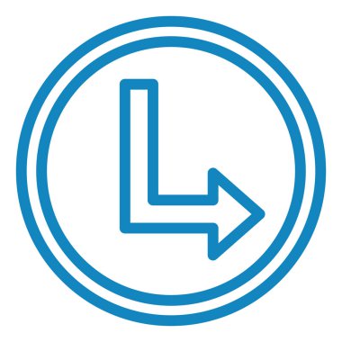 ok simgesi vektör illüstrasyonu