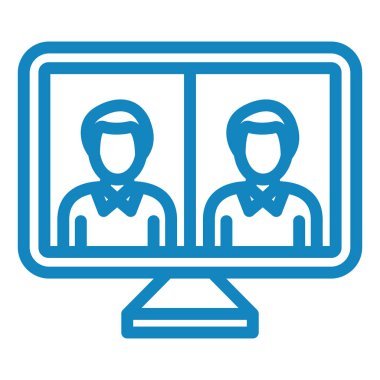 bilgisayar web simgesi basit illüstrasyon