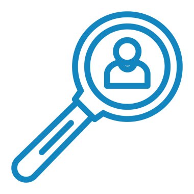 Arama simgesi vektör illüstrasyonu