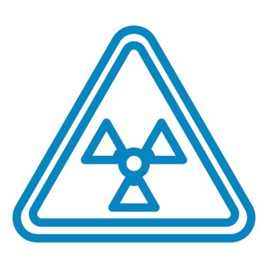 Biyolojik tehlike işareti. vektör illüstrasyonu.