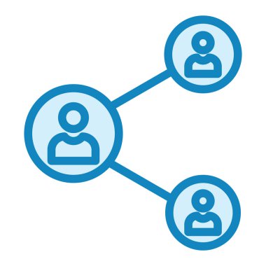 Ağ simgesinin vektör illüstrasyonu