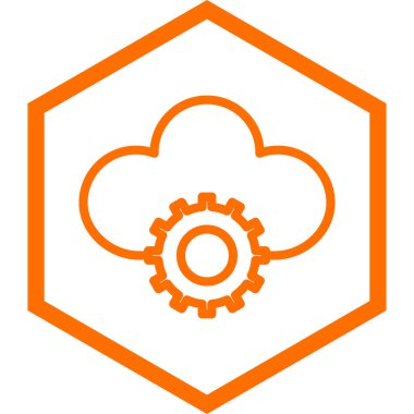 Bulut ayarı. Web simgesi