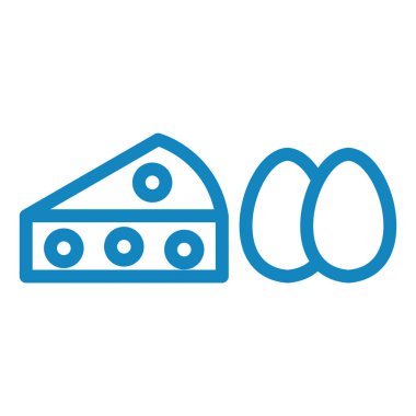 yiyecek düz vektör simgesi