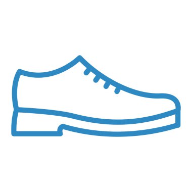 Ayakkabı Web simgesi, vektör illüstrasyonu