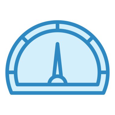 Hız göstergesi simgesinin vektör illüstrasyonu