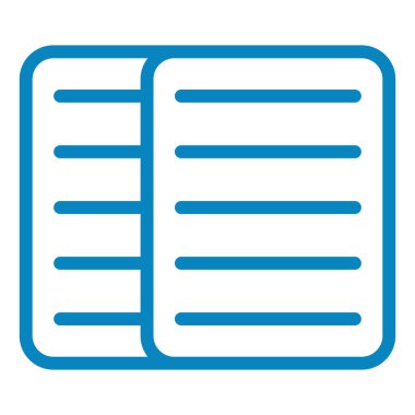 Belge. Web simgesi basit illüstrasyon