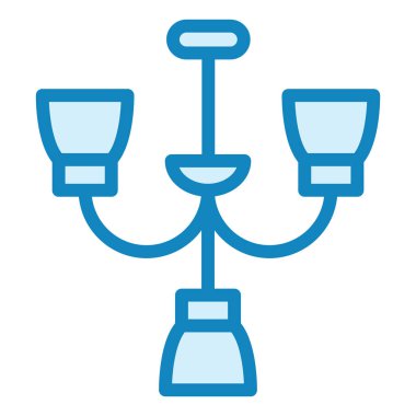 Avize. Web simgesi basit illüstrasyon