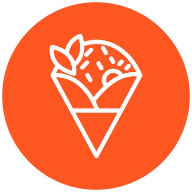 Gıda simgesinin vektör illüstrasyonu