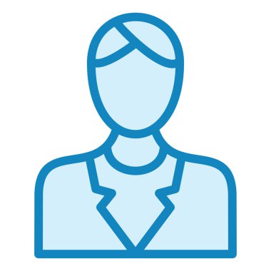 Müşteri. Web simgesi basit illüstrasyon