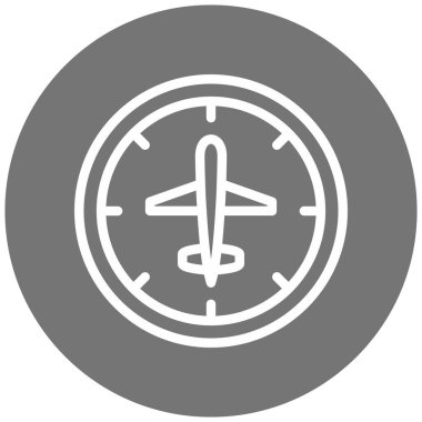 Pusula. Web simgesi basit illüstrasyon