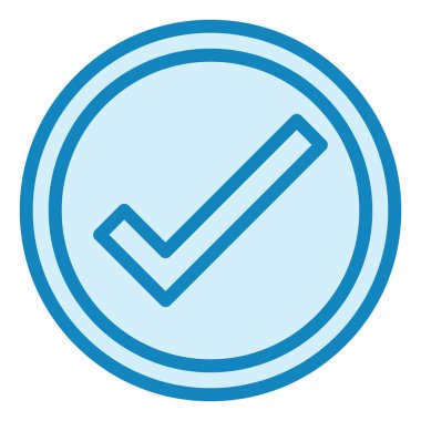 işaret simgesini işaretle, vektör illüstrasyonu