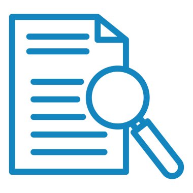 Arama simgesi vektör illüstrasyonu