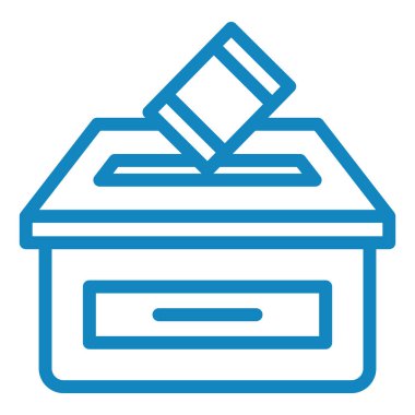 Kutu. Web simgesi basit illüstrasyon